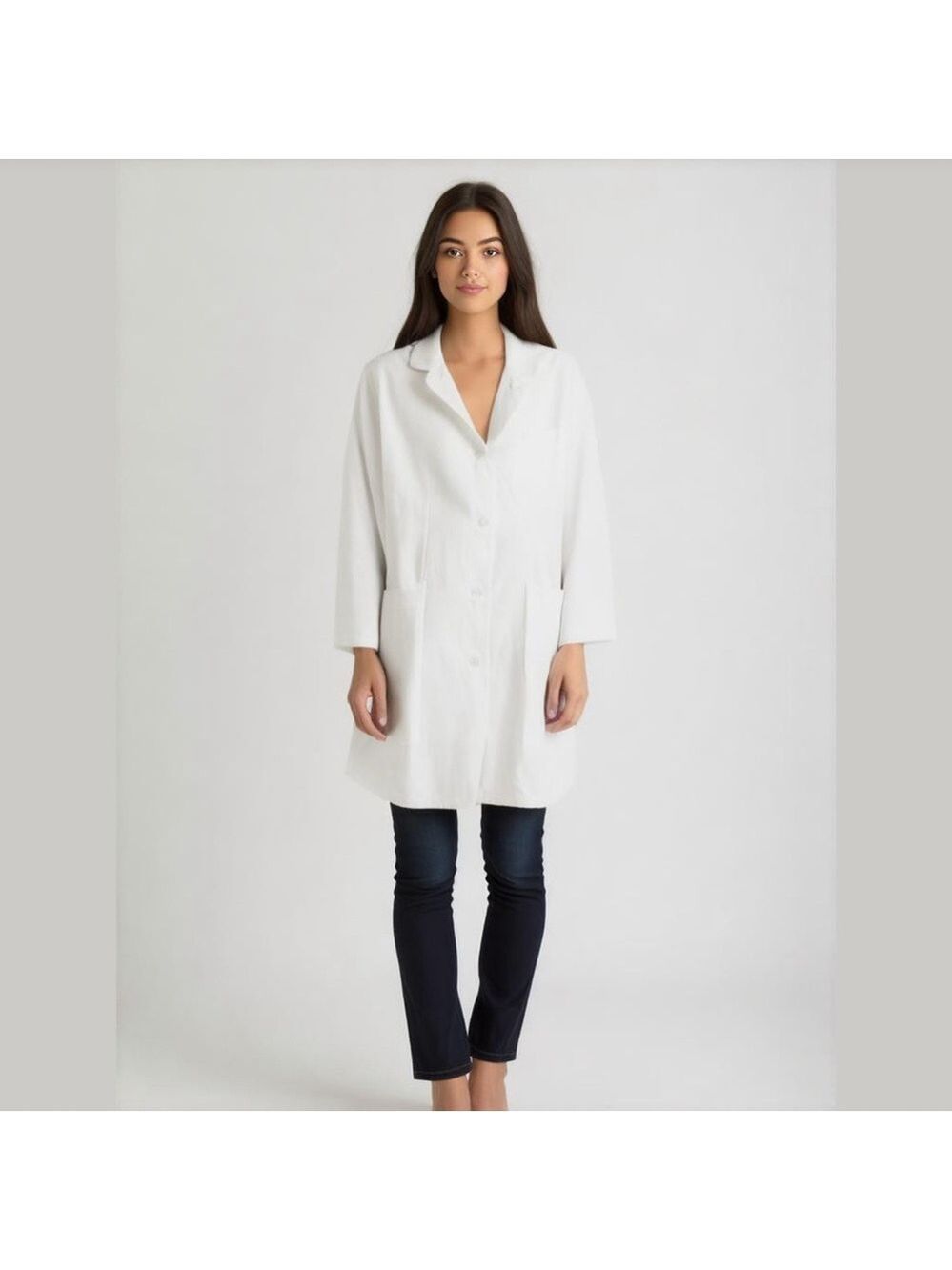 The modernist the white coat size XL